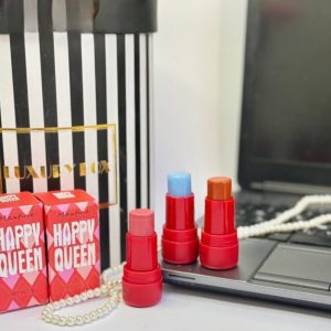 رژگونه و رژ لب 181 استیکی Happy Queen