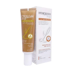 کرم روشن‌کننده صورت گیاهی هیدرودرم (Hydroderm Lady) مخصوص لک‌های بارداری و افتاب حجم ۳۰ میلی‌لیتر